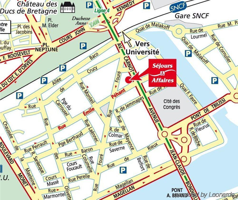 Sejours & Affaires Nantes Ducs De Bretagne Aparthotel Luaran gambar